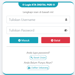 Register PGRI Kepahiang - Persatuan Guru Republik Indonesia Cabang Kepahiang